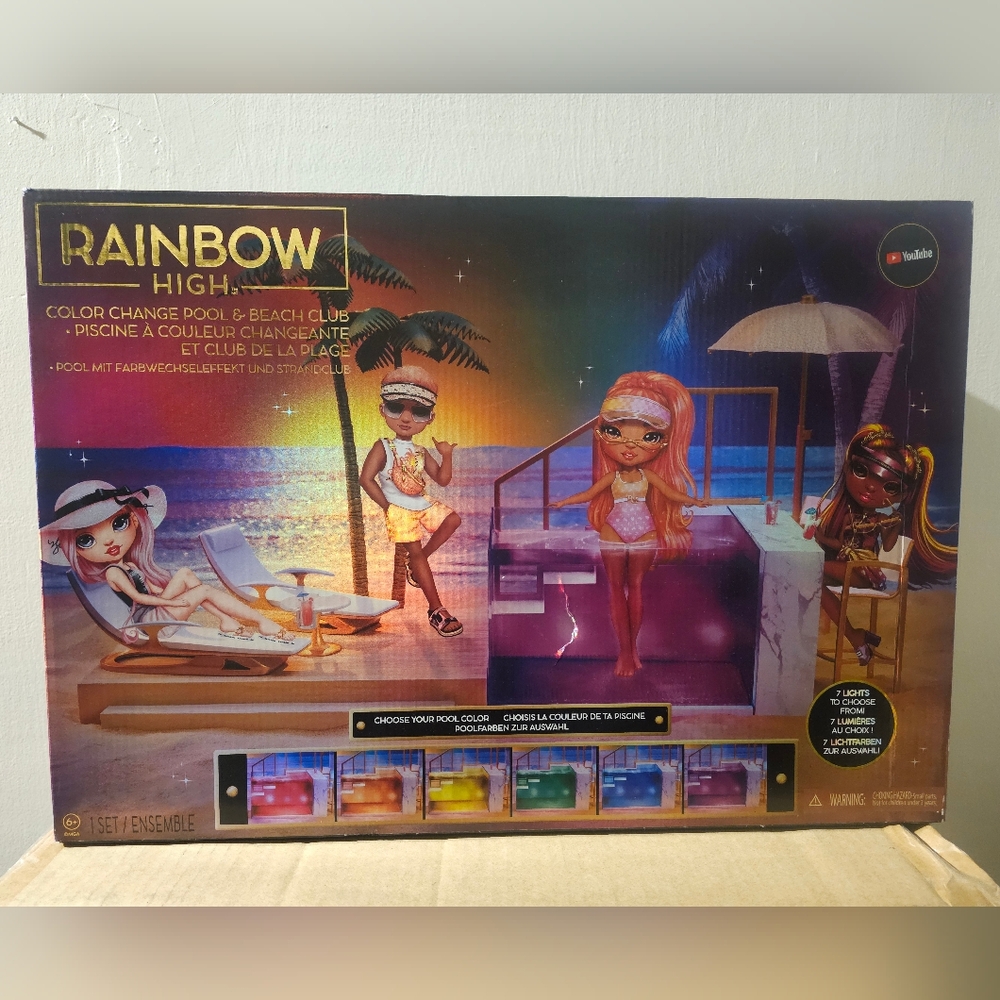 RainBow high Color change Pool/beach  club
